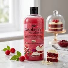 Boots Raspberry Red Velvet Cake 3-in-1 Shower Gel, Bubble Bath & Shampoo 500ml_img_1