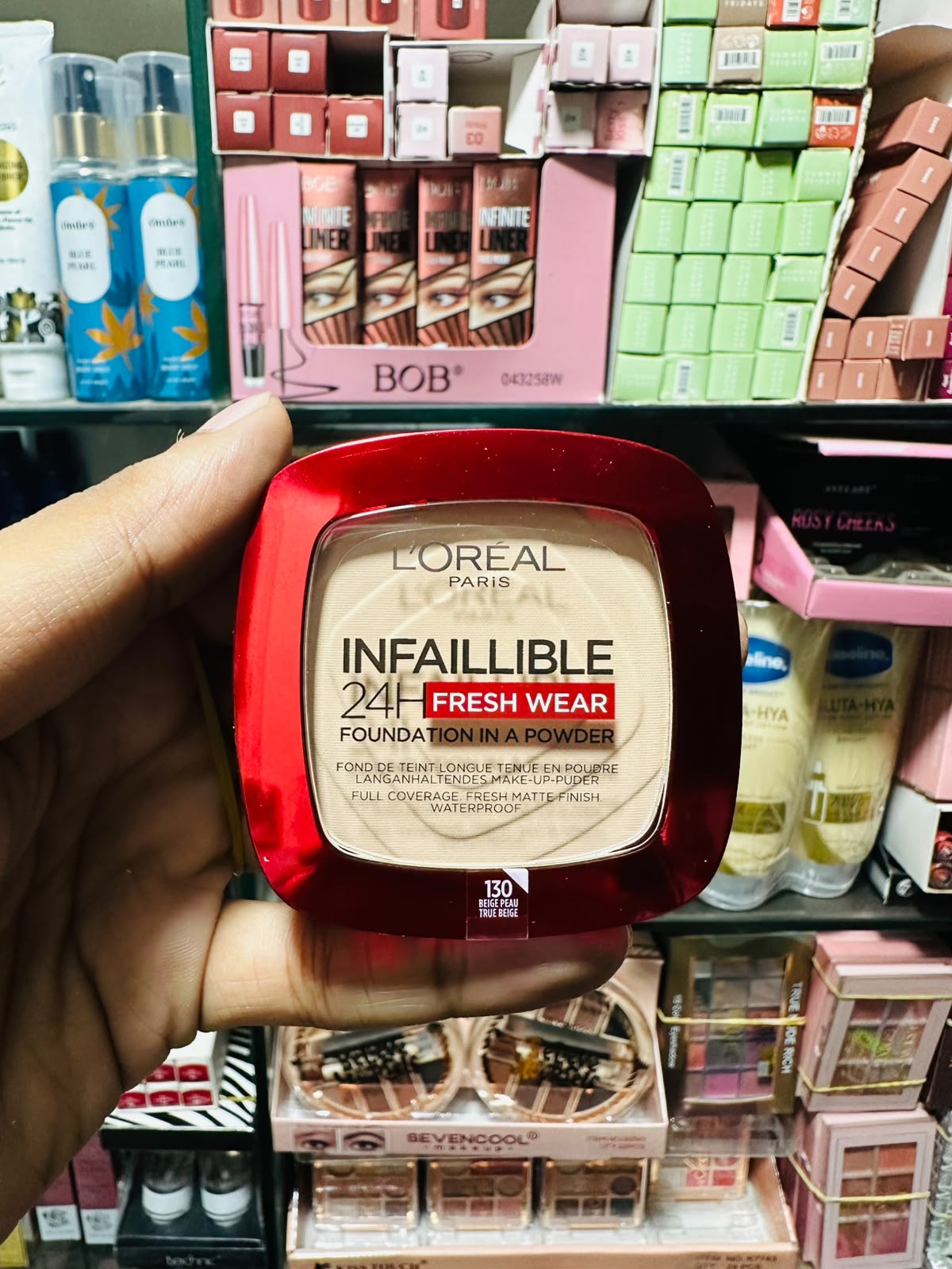 Loreal Paris Infallible Up To 24h Fresh Wear Foundation In A Powder 130 True Beige_img_3