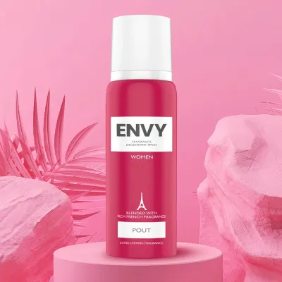 Envy Fragrance Deodorant Spray For Women 120ml - Pout •_img_1