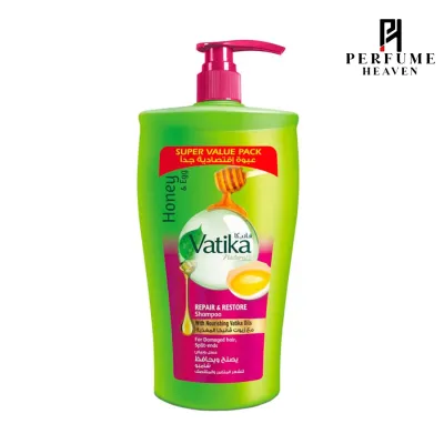 Vatika Honey & Egg Repair & Restore Shampoo for Damaged Hair 1000ml_img_0
