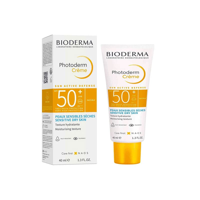 Bioderma Photoderm Creme Invisible Sun Active Defense SPF 50+ for Sensitive Dry Skin 40ml_img_1