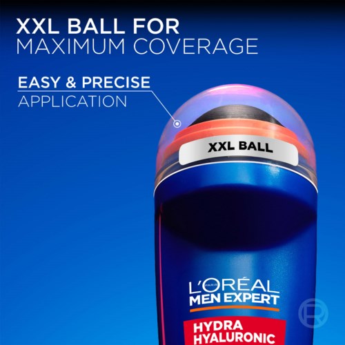 L'Oréal Paris Men Expert Hydra Hyaluronic 72h Anti-Perspirant Deodorant Roll-On 50ml (UK)_img_1