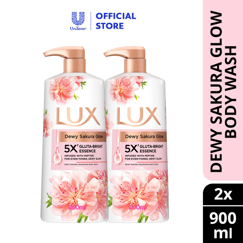 LUX Body Wash Dewy Glow Sakura Fragrance 900ml_img_1