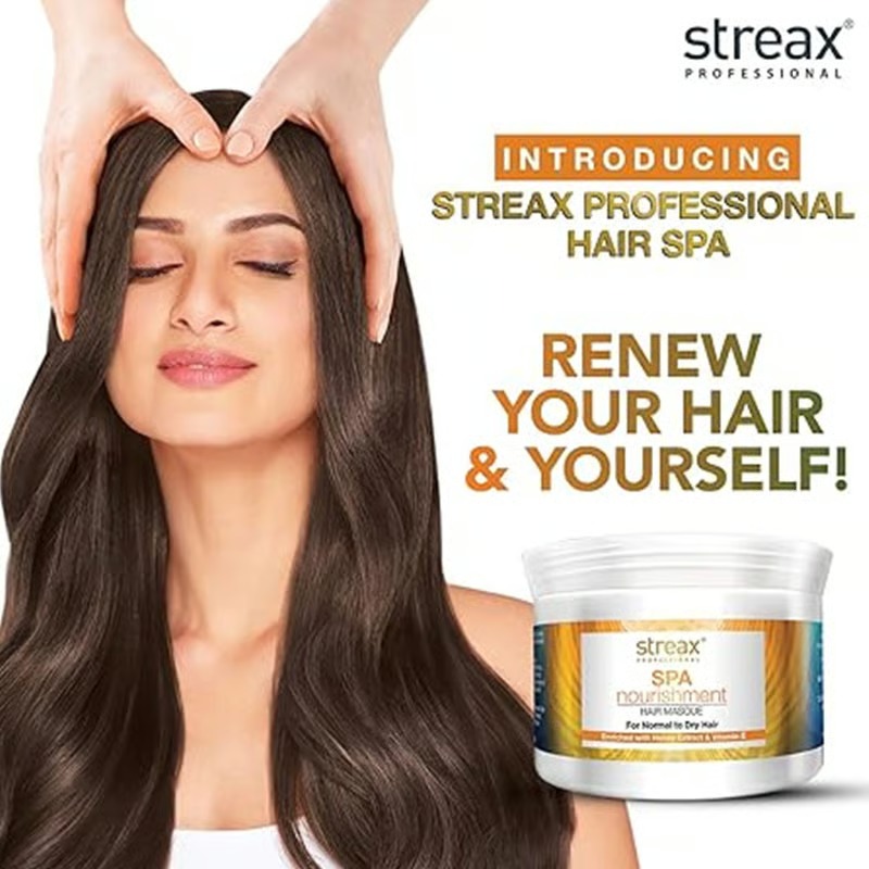 Streax Professional Spa Nourishment Hair Masque for Normal To Dry Hair 500g_img_1