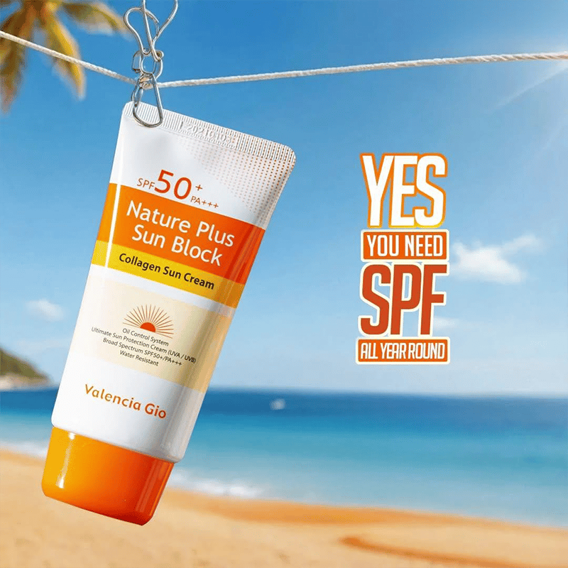 Valencia Gio Nature Plus Sun Block Collagen Sun Cream SPF 50+ - 70ml_img_1