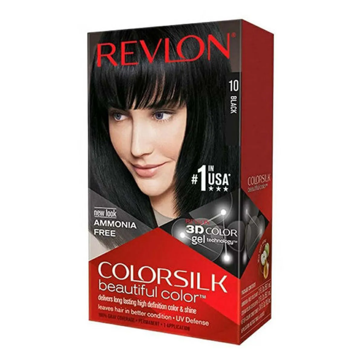 Revlon Colorsilk Beautiful Hair Color - 10 Black