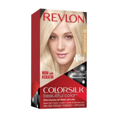 Revlon ColorSilk Beautiful 3D Hair Color - 05 Ultra Light Ash Blonde_img_1