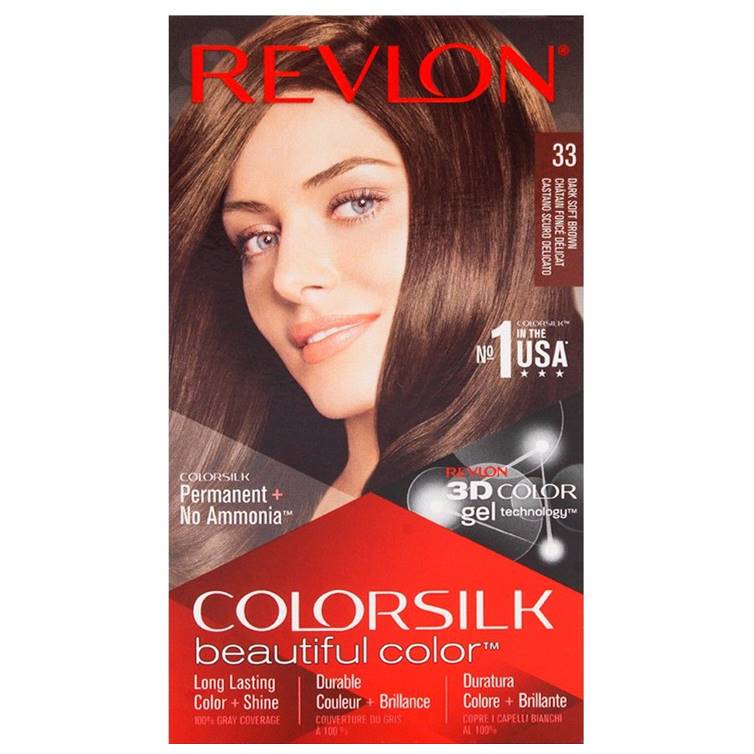Revlon ColorSilk Beautiful Color - 33 Dark Soft Brown