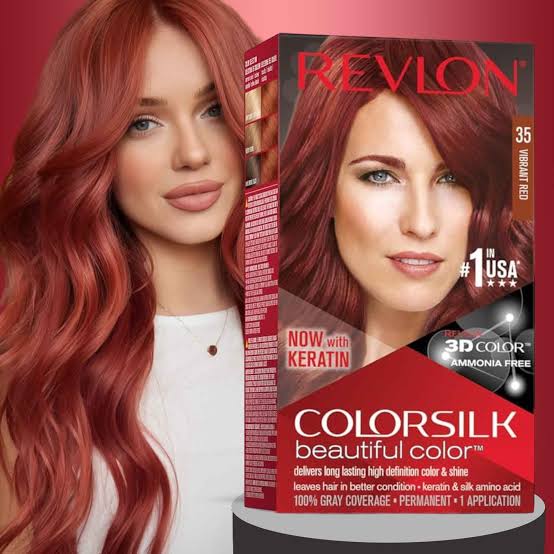 Revlon Colorsilk Beautiful Hair Color - 35 Vibrant Red