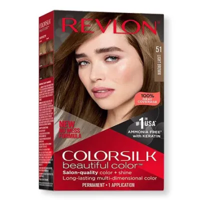 Revlon Colorsilk Beautiful Hair Color - 51 Light Brown_img_0