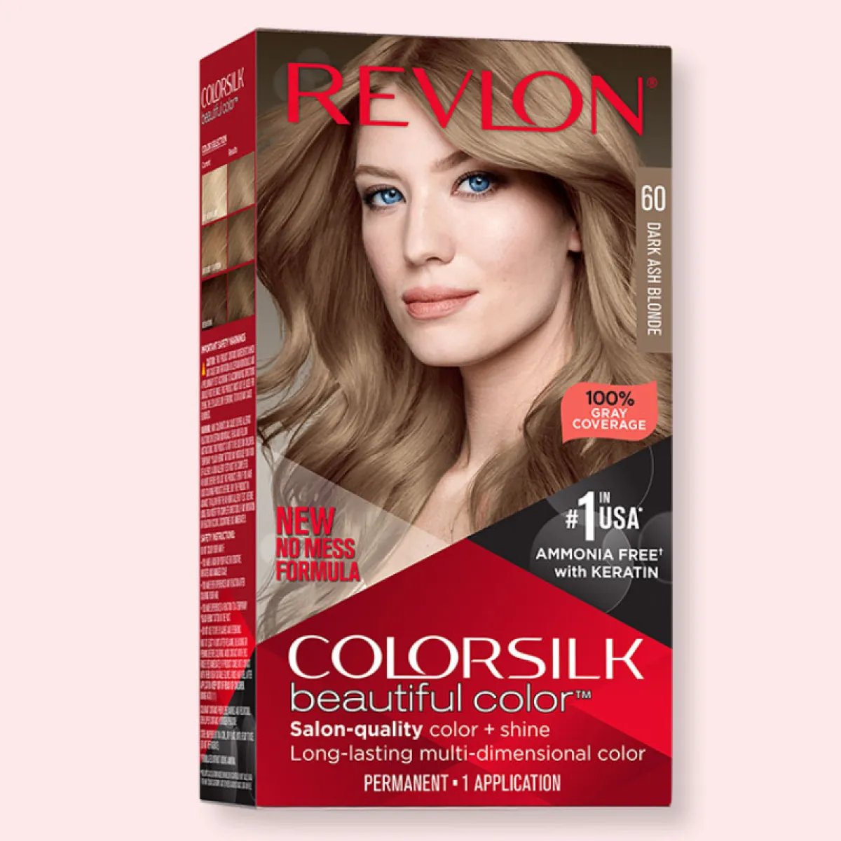 Revlon Color Silk beautiful hair Color 60 Dark Ash blonde