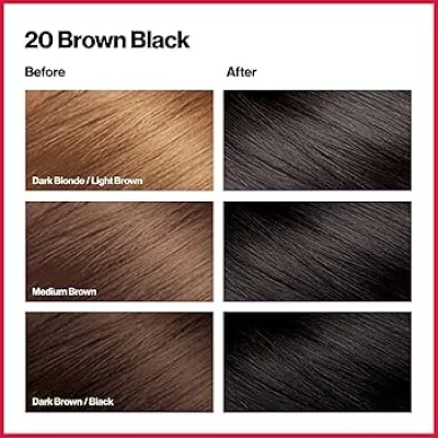 Revlon Colorsilk Beautiful Hair Color - 20 Brown Black_img_1