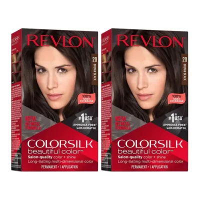 Revlon Colorsilk Beautiful Hair Color - 20 Brown Black_img_0