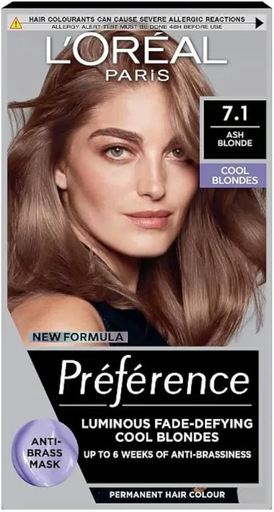 Loreal Paris Preference 7.1 Ash Blonde permanent hair color_img_0