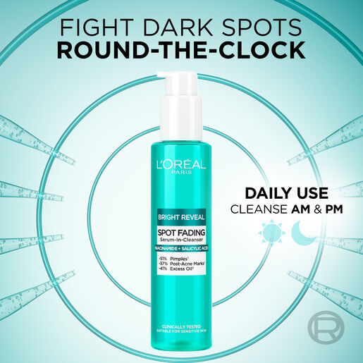 L'Oréal Paris Bright Reveal Spot Fading Serum-In-Cleanser with Niacinamide and Salicylic Acid 150ml_img_1