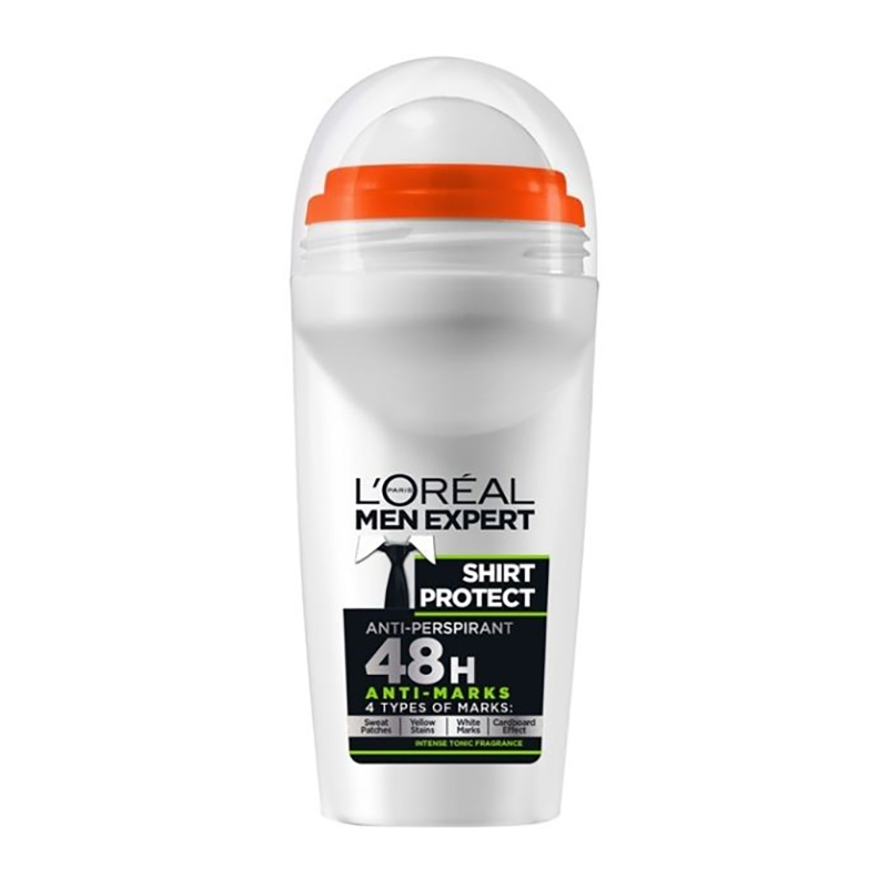 L'Oréal ParisL'Oréal Paris Men Expert 48H Shirt Protect Anti-Perspirant Roll On Deodorant 50ml (UK)_img_1