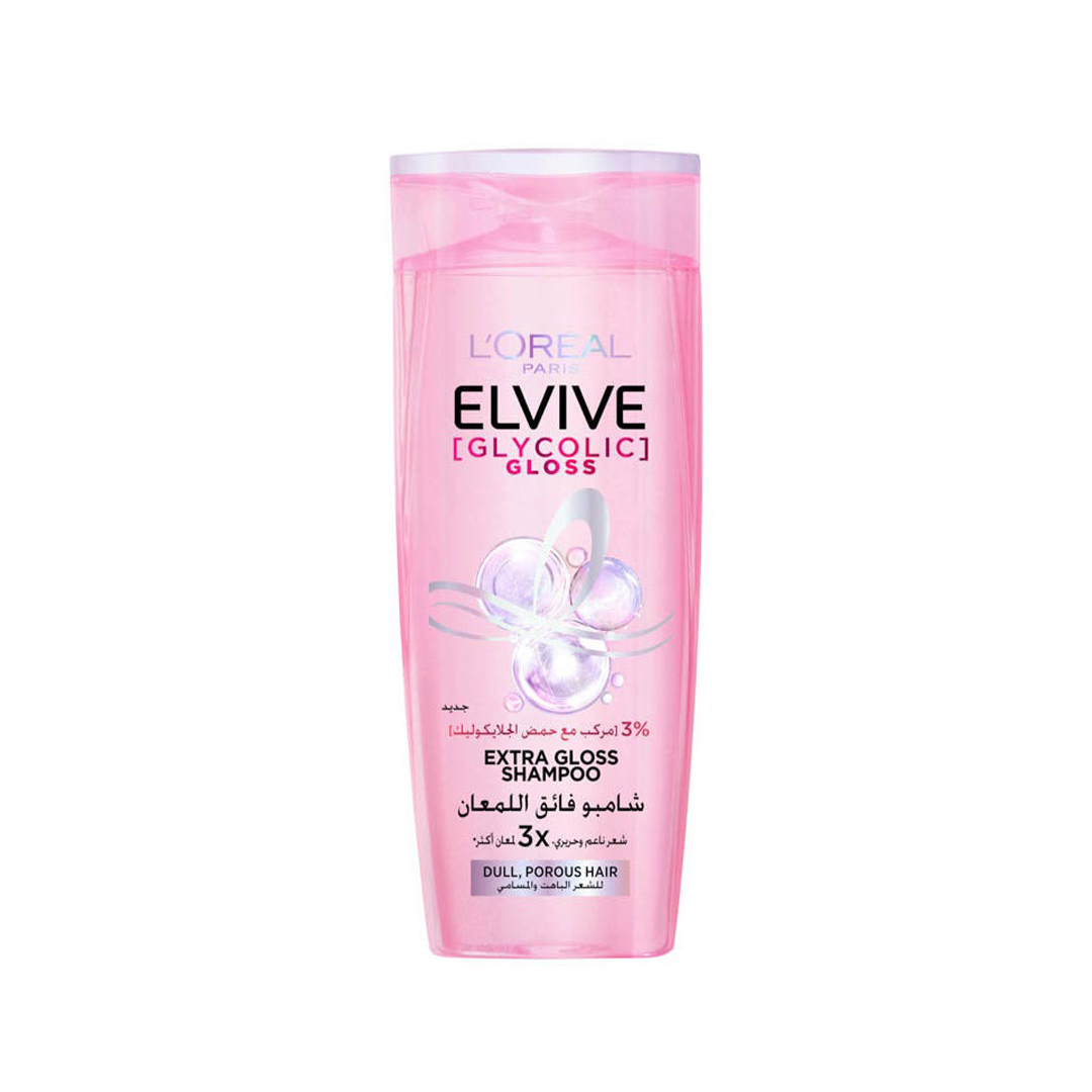 L'Oreal Paris Elvive Glycolic Gloss Shampoo For Dull And Porous Hair 400ml_img_0