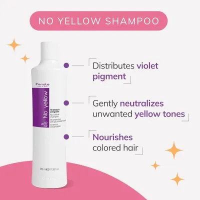 Fanola No Yellow Shampoo for Unisex 350ml_img_1