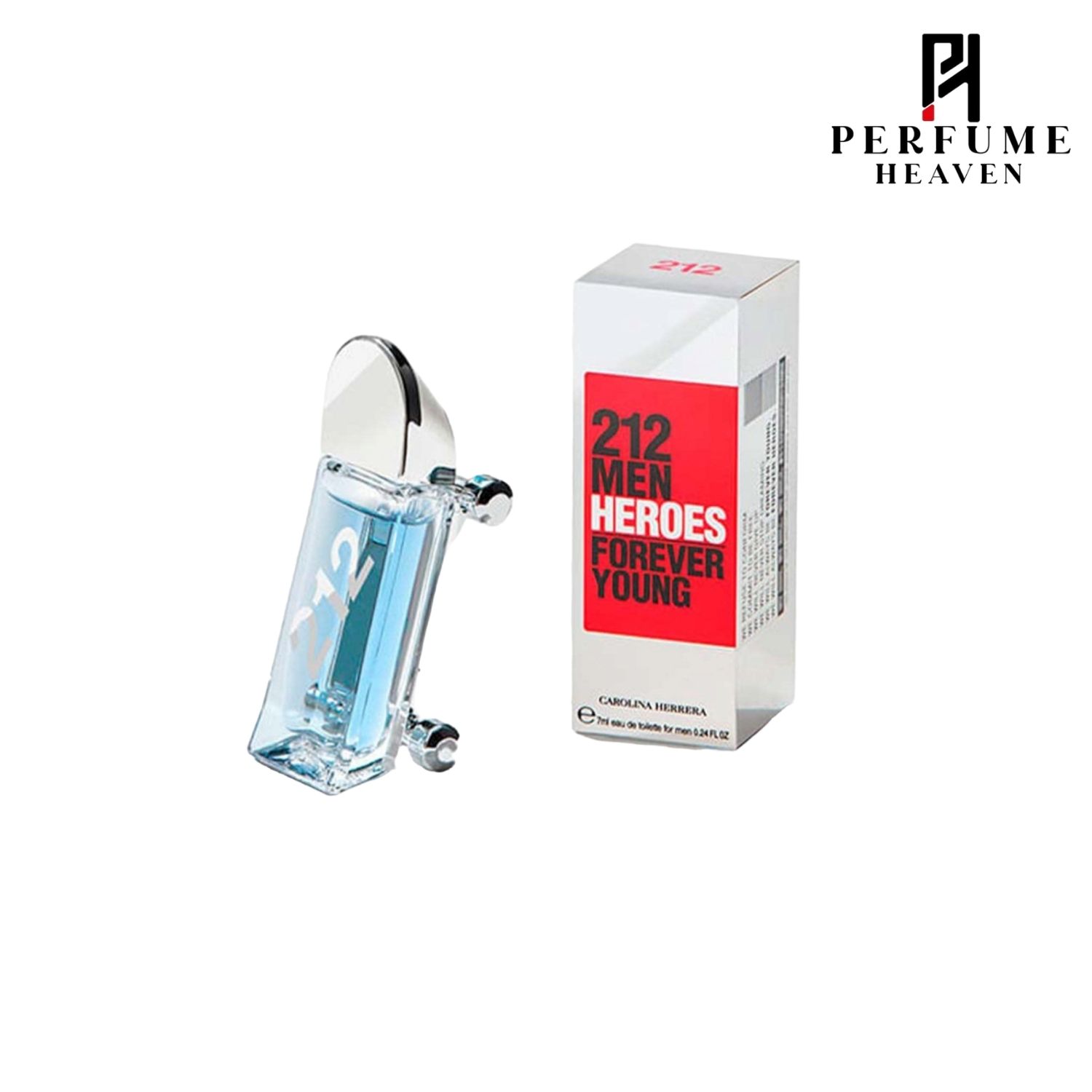 Carolina Herrera 212 Heroes Forever Young Eau De Toilette Mini 7ml (For Him)