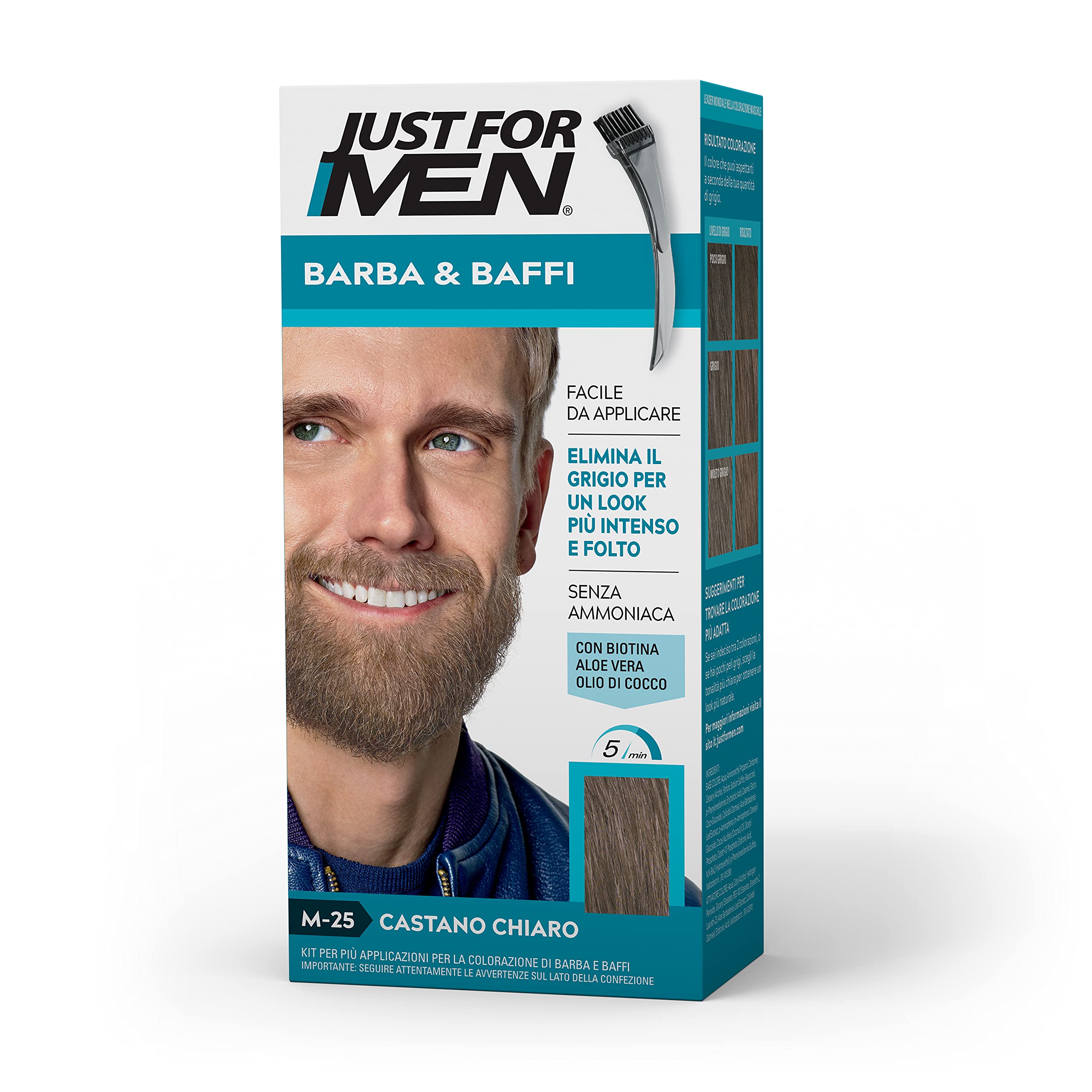 Just for Men Color Gel Mustache & Beard M-25 Light Brown_img_1