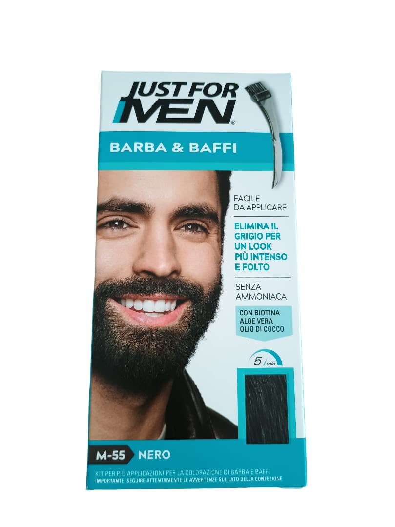 Just for Men Color Gel Mustache & Beard M-55 Real Black_img_2