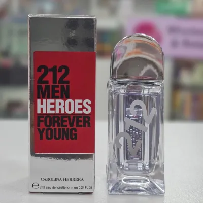 Carolina Herrera 212 Heroes Forever Young Eau De Toilette Mini 7ml (For Him)_img_1
