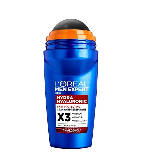 L'Oréal Paris Men Expert Hydra Hyaluronic 72h Anti-Perspirant Deodorant Roll-On 50ml (UK)_img_0