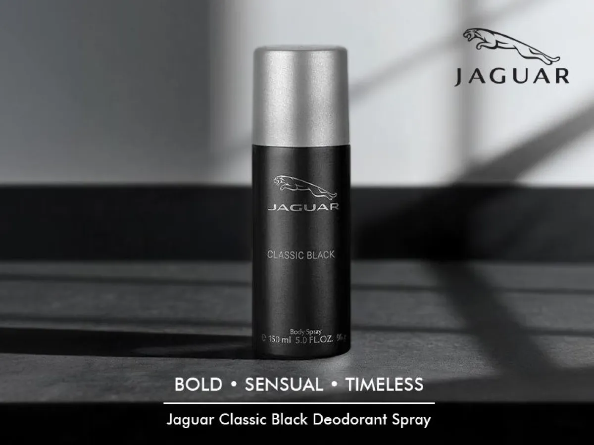 JAGUAR CLASSIC BLACK BODY SPRAY 200ML