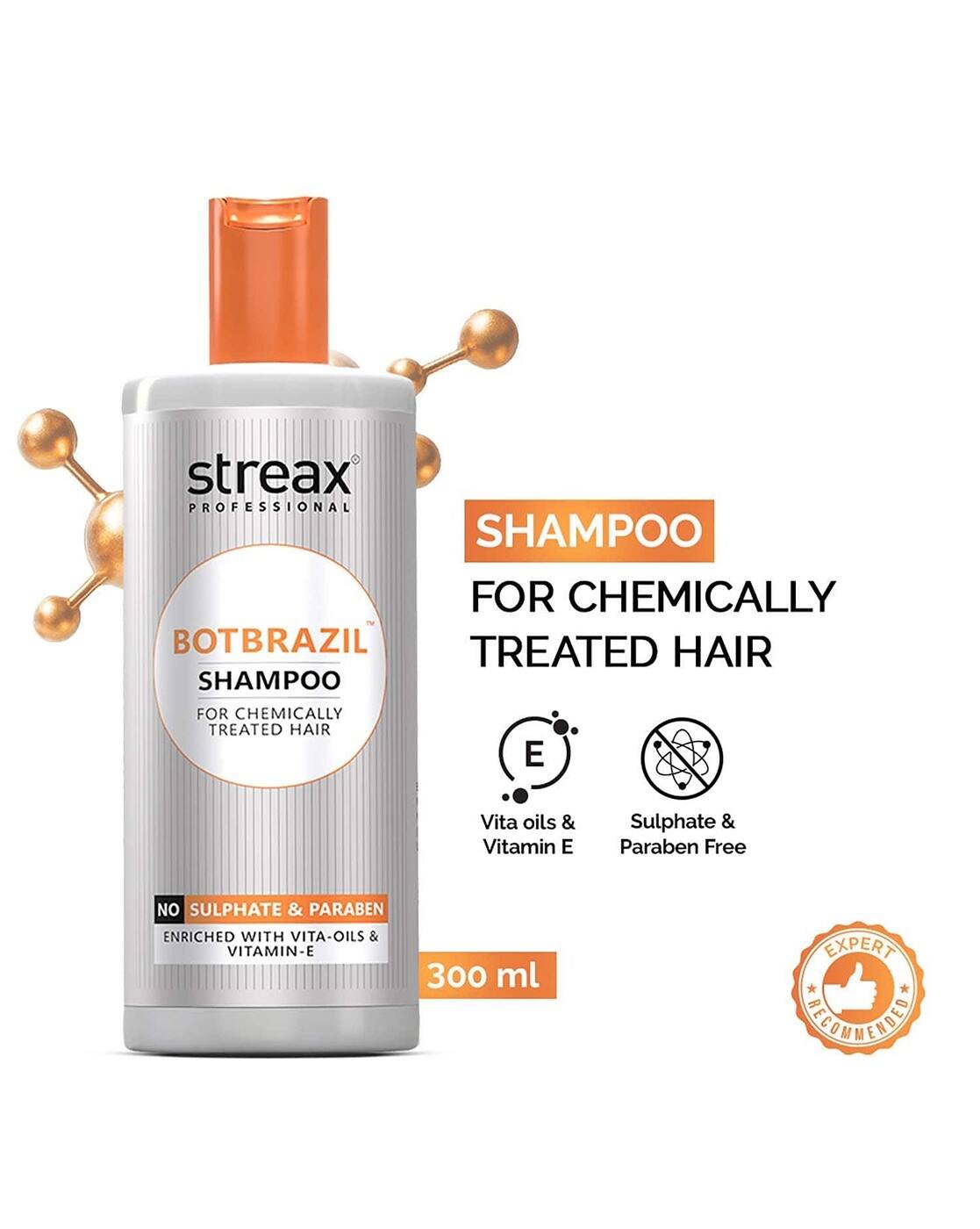 Streax Professional BotBrazil Paraben-Free Shampoo for Chemically Treated Hair (300 ml)_img_1