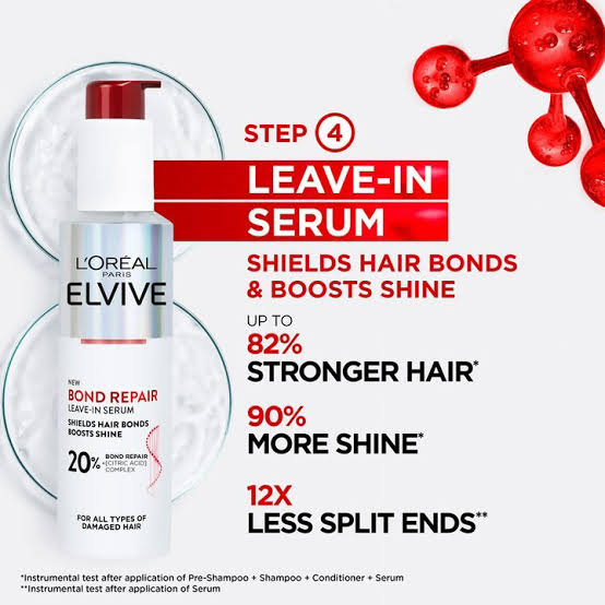 L’Oréal Paris L’Oreal Elvive Bond Repair Leave In Serum For Damaged Hair – 150ml_img_2
