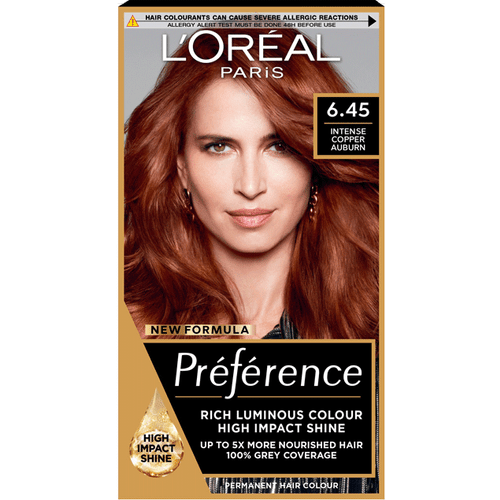 Loreal Paris Preference Hair Color - 6.45 Intense Copper Auburn_img_1