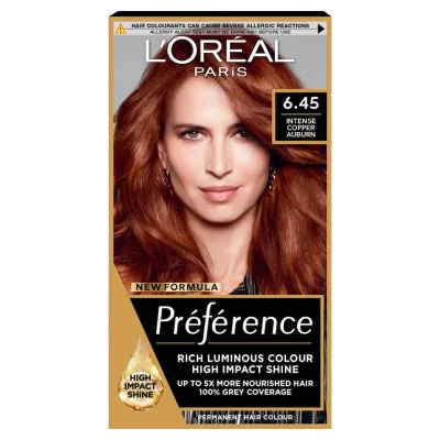 Loreal Paris Preference Hair Color - 6.45 Intense Copper Auburn_img_0