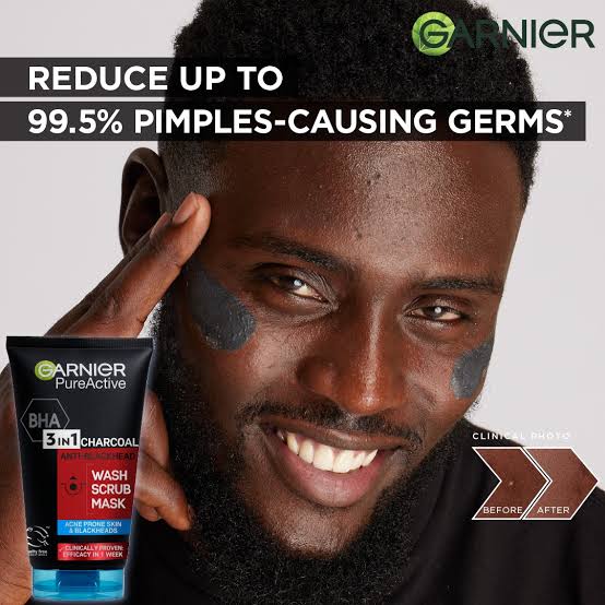 Garnier Pure Active Intensive Acne Prone Charcoal 3 in 1 Wash (Australia) 150ml_img_3
