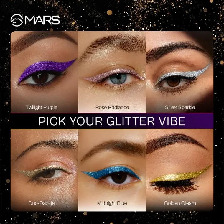 Mars Twinkle Wink Glitter Eyeliner #03 Silver Sparkle (1.6ml)_img_1