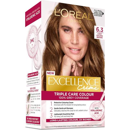 LOREAL EXCELLENCE NO 6.3 NATURAL LIGHT GOLDEN BLONDE