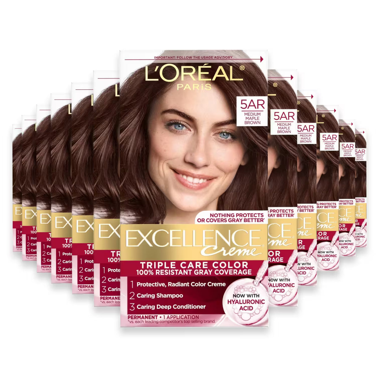 L'Oreal Hair Colour Excellence 5AR Medium Maple Brown_img_0