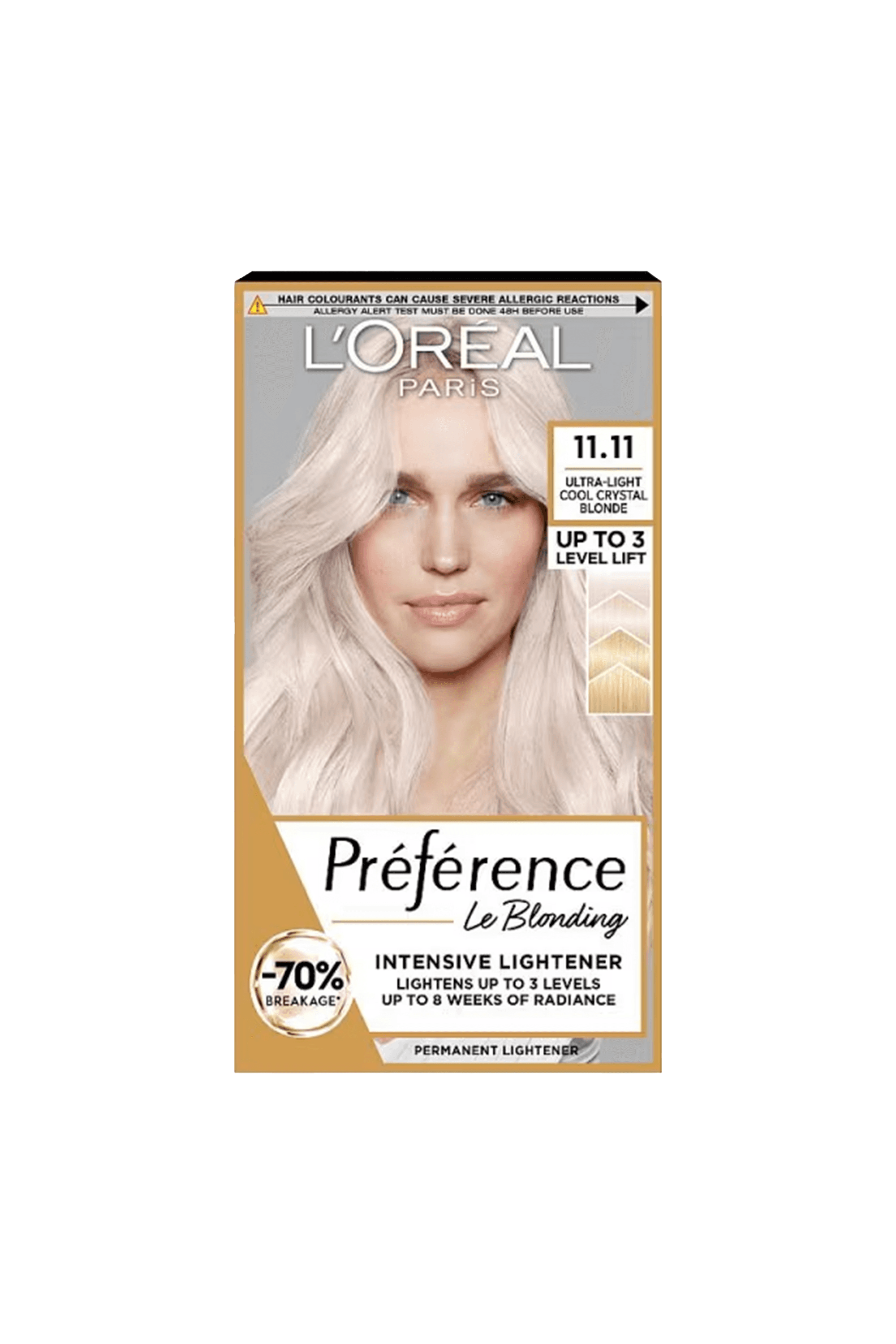 Loreal Preference 11.11 Ultra Light Cool Crystal Blonde Hair Dye