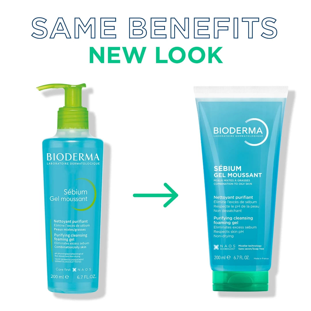 Bioderma Sebium Gel Moussant Purifying Foaming Gel 200ml_img_1