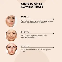 Mars Cosmetics Illuminati Base Dewy Primer With Highlighter #01 Gold Beam (45ml)_img_1
