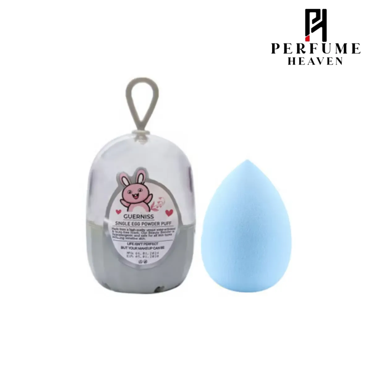 Guerniss Single Egg Powder Puff Tear Drop - Sky Blue