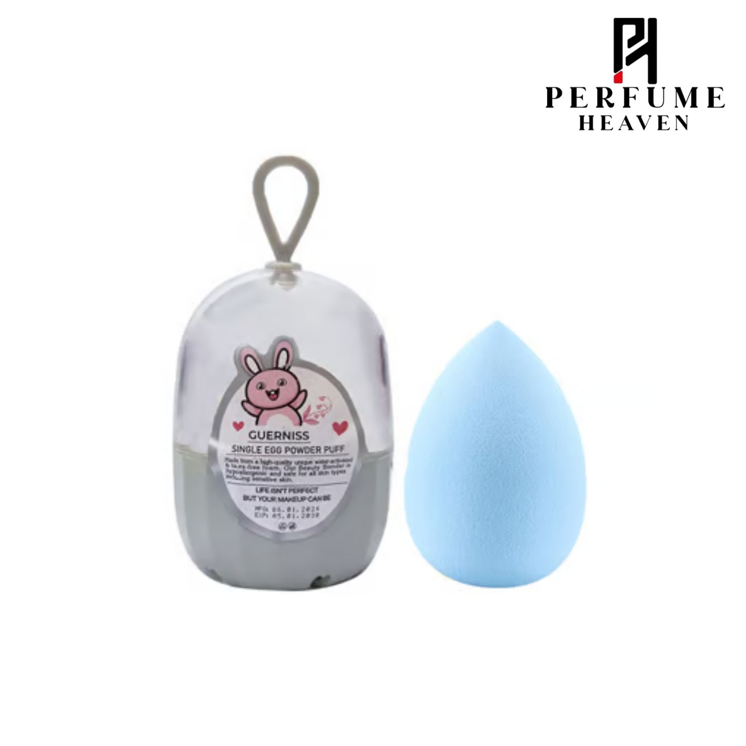 Guerniss Single Egg Powder Puff Tear Drop - Sky Blue