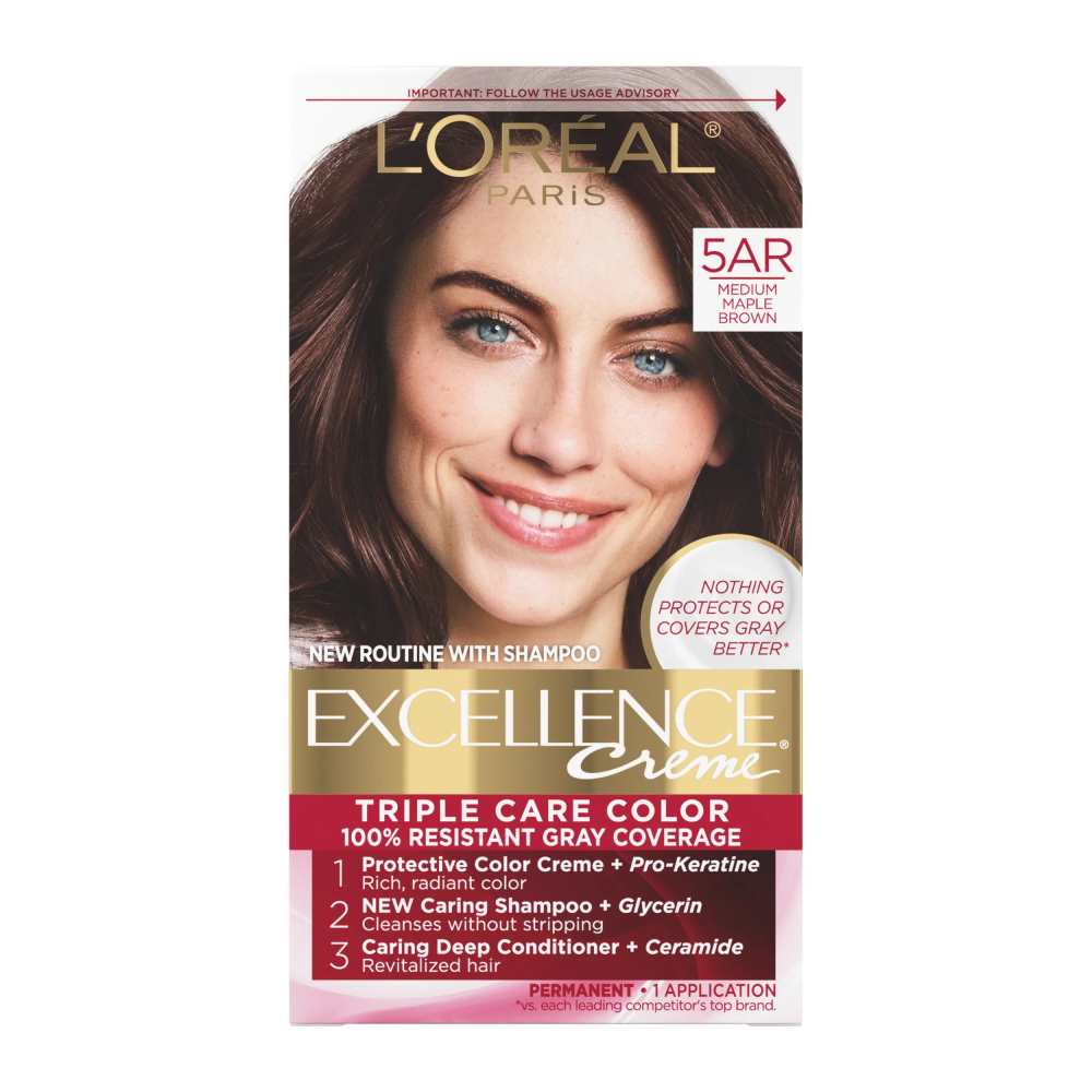 L'Oreal Hair Colour Excellence 5AR Medium Maple Brown_img_2