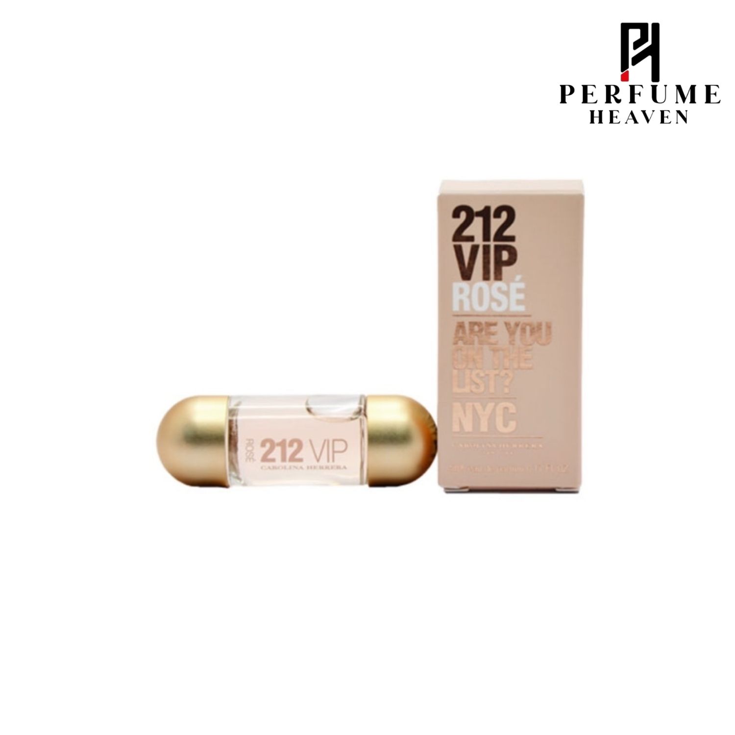Carolina Herrera 212 VIP Rosé Are You On The List NYC Eau De Parfum For Her Mini 5ml_img_0