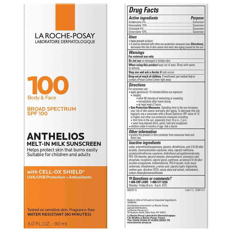 La Roche-Posay Anthelios Melt-in Milk Sunscreen SPF 100 (90ml)_img_1