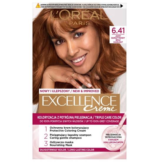 Loreal Paris Excellence Creme Hair Color - 6.41 Light Amber Brown_img_1