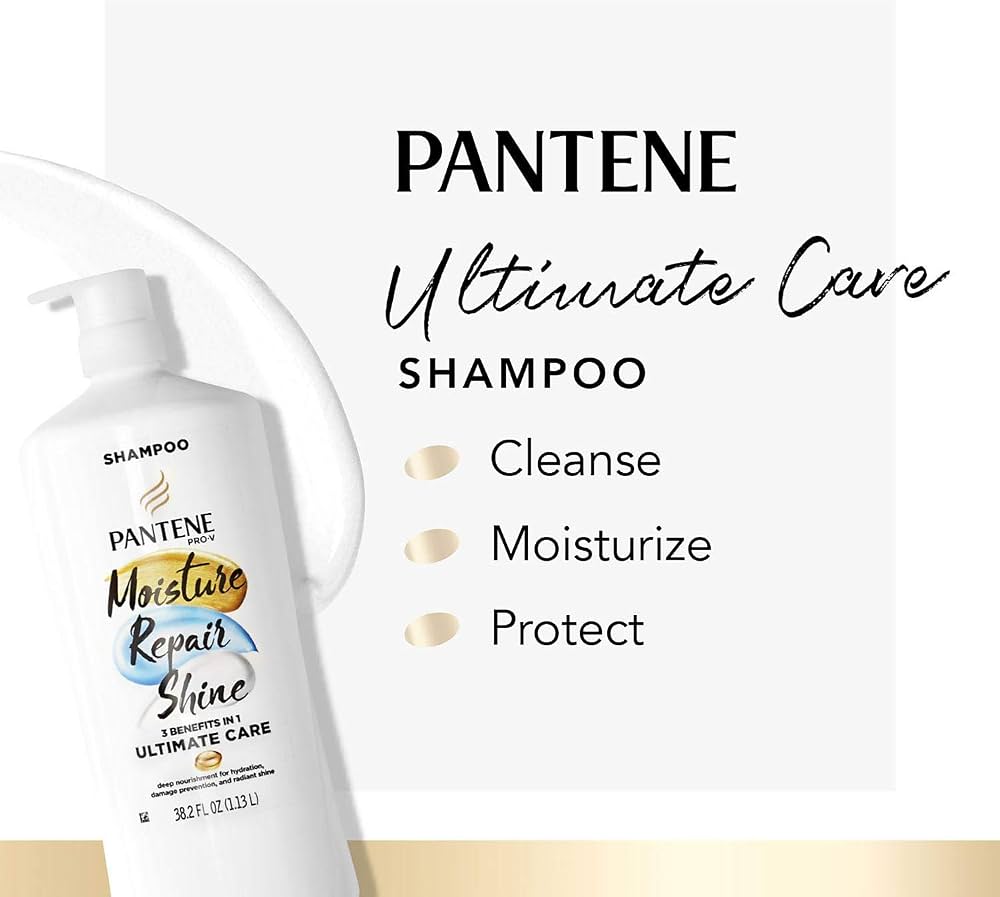 Pantene Ultimate Care Moisture Repair Shine Shampoo 1.13L_img_2