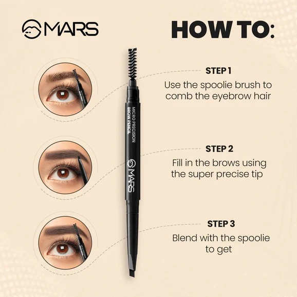 MARS Eyebrow Pencil 0.4g BLACK_img_1