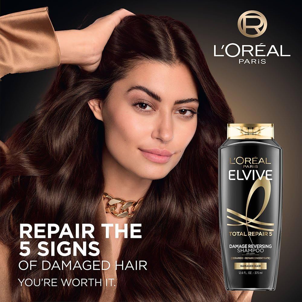 L'Oreal Elvive Damage Reversing Shampoo 375ml_img_1