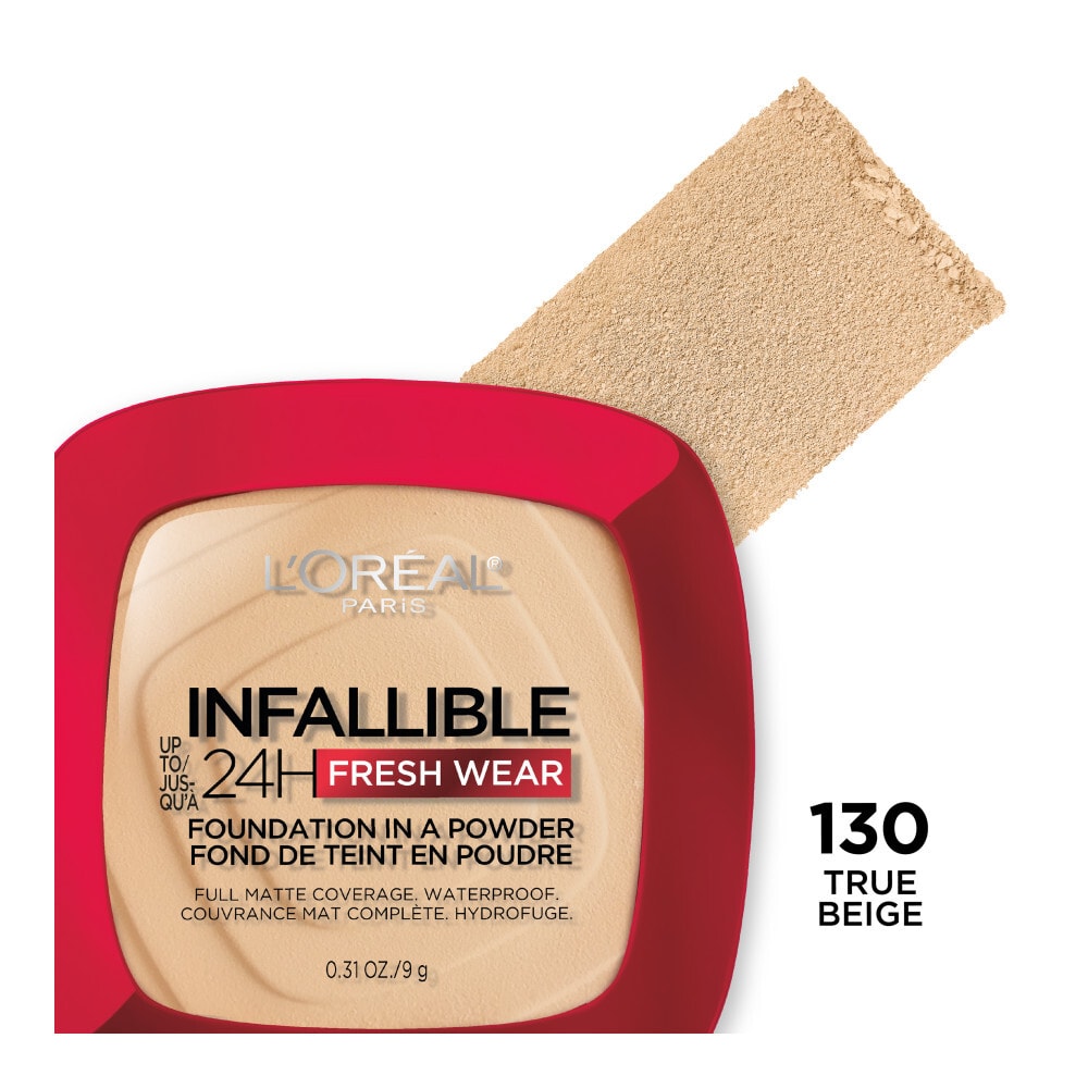 Loreal Paris Infallible Up To 24h Fresh Wear Foundation In A Powder 130 True Beige_img_0