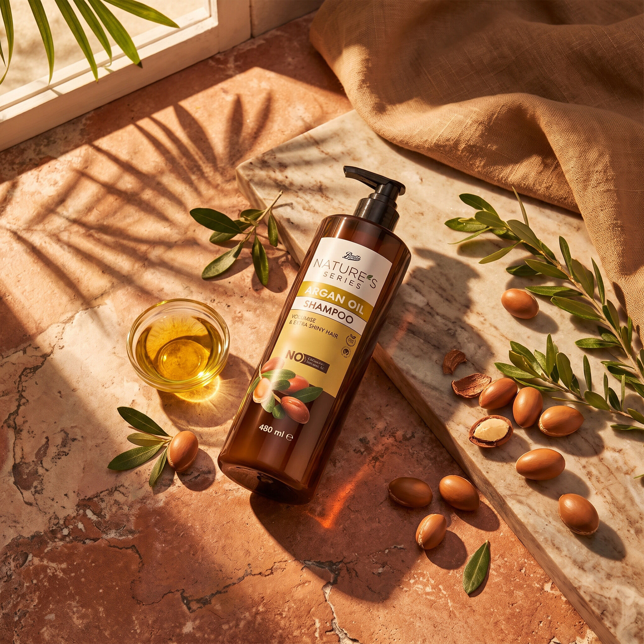 Boots Nature’s Series Argan Oil Shampoo 480ml_img_1